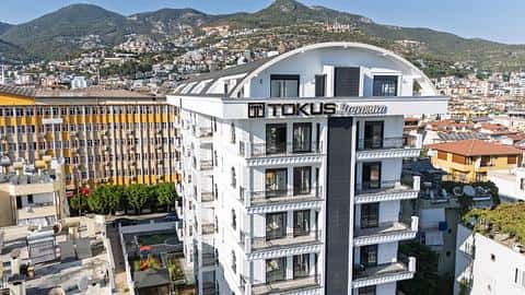 Appartements centraux à Alanya à vendre : 2 ou 3 chambres avec piscine et salle de sport — 3/35