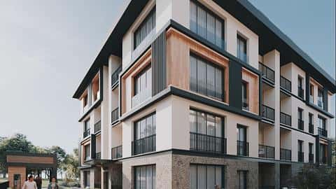 Achetez un appartement de 2 à 5 chambres à Buyukcekmece avec vue sur la mer — 4/24