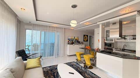 Fully Furnished 2+1 Flat 150m to Beach in Alanya Kestel — 5/24