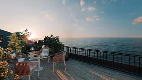Achetez un appartement de 2 à 5 chambres à Buyukcekmece avec vue sur la mer — 2/24