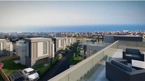 Villa avec vue sur la ville à vendre avec citoyenneté à Buyukcekmece, Istanbul — 9/30