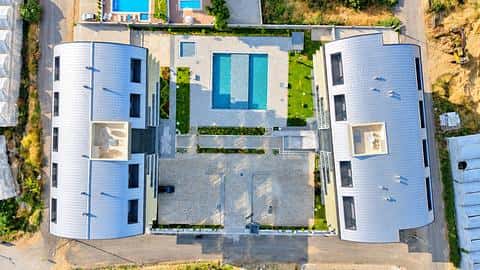Apartamentet në Alanya Kargicak për Shitje - 1, 2, 3 Dhoma me Pishinë, Pranë Detit dhe Shtetësisë — 4/7