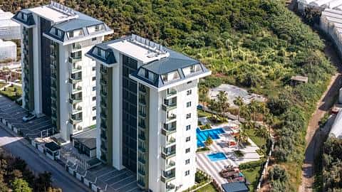 Appartement avec accès à la piscine, 1-2 chambres à vendre à Demirtas Alanya — 3/23