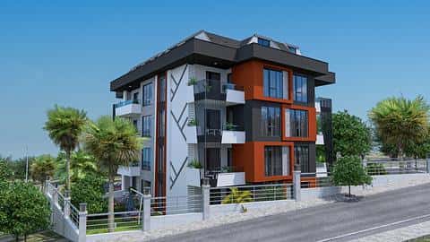 Alanya, Hasbahce : Sécurisez votre citoyenneté avec un appartement de 2 ou 4 chambres au bord de la piscine — 6/7
