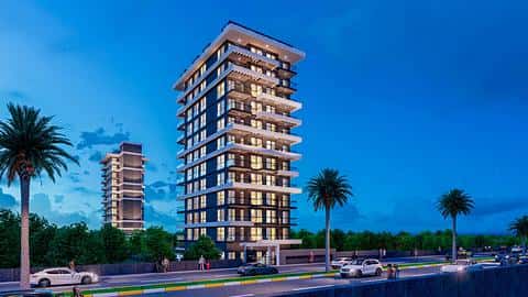Appartements à vendre avec 1, 2 et 4 chambres en bord de mer à Mahmutlar, Alanya, Antalya — 7/36