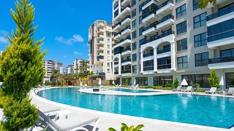 À vendre : appartements de 2 et 1 chambres avec piscine à Avsallar, Alanya — 6/28