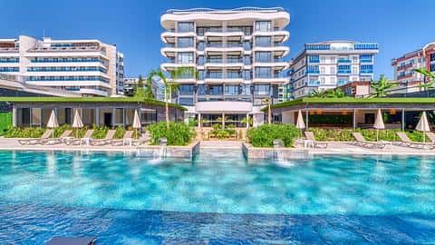 Appartement 2+1 de Luxe en Bord de Mer à Vendre à Kargicak Alanya — 4/28