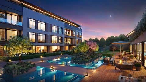 À vendre : appartements de luxe à Zeytinburnu, Istanbul avec piscine et mer à proximité, chambres : 3, 4, 5, 6 — 2/30