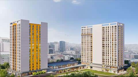 Appartements et bureaux dans une zone avantageuse à Bagcilar — 3/11