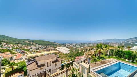 Villa de luxe 5+1 avec vue sur la mer à vendre à Alanya Kargicak — 6/27