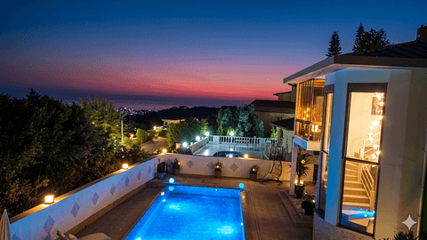 Villa entièrement meublée avec piscine privée et ascenseur à Alanya — 2/14