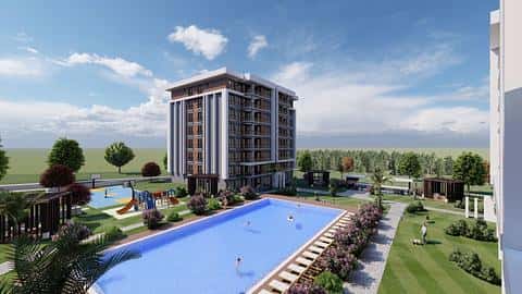 À vendre : Appartement 2-3 chambres avec piscine à Silivri Istanbul — 10/21