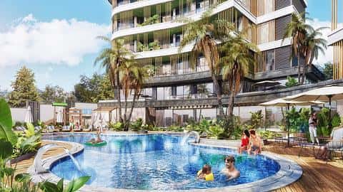 Appartements à vendre dans le quartier Oba d'Alanya avec accès à la piscine — 3/26