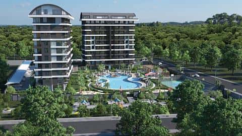 Appartements Alanya Demirtas : 1, 2, 3 chambres, à vendre avec salle de gym et transfert vers la plage — 2/18