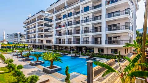 Apartament 3-pokojowy na sprzedaż z widokiem na morze w Kargicak, Alanya — 2/35