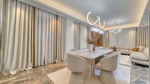 Villa approuvée pour la citoyenneté avec 7 chambres et piscine privée à Alanya Bektas — 4/45