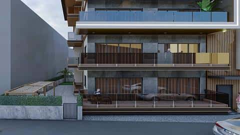 Acheter un appartement dans le centre d'Alanya : 3 ou 7 chambres près de la plage — 3/5