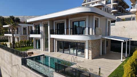 Villas de luxe et appartements duplex à Kargıcak, Alanya – Vue sur mer et éligibilité à la citoyenneté — 2/24