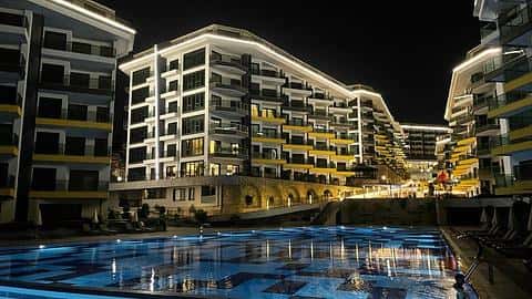 Appartements confortables avec vue sur la mer remarquable dans la station balnéaire d'Alanya — 10/30