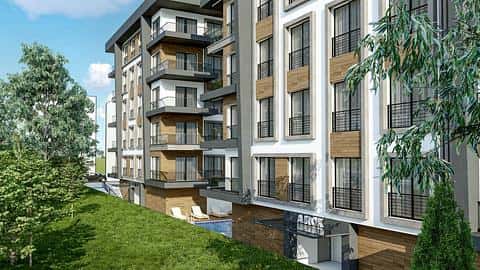 Appartements en centre-ville avec ascenseur à Mahmutlar, Alanya : 1 et 3 chambres à vendre — 5/6