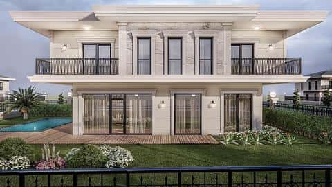 Villas luxueuses à acheter à Buyukcekmece : 5/7 chambres, piscines privées et permis de résidence — 2/33