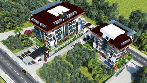 À vendre : Appartements de 1, 2, 3, 4 chambres à Alanya, Kestel - Proche de la mer — 8/22