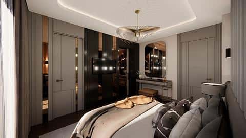 À vendre : appartements de 2, 3, 4 chambres à Basaksehir, Istanbul avec des commodités de maison intelligente et à proximité des commerces — 9/22