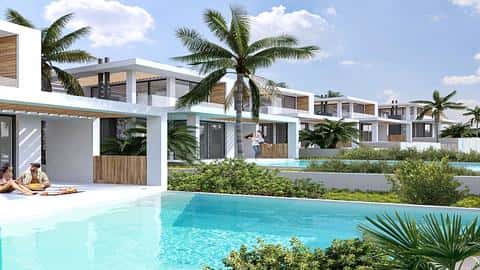 Villas de luxe avec vues panoramiques sur la mer à Esentepe, Chypre — 4/25