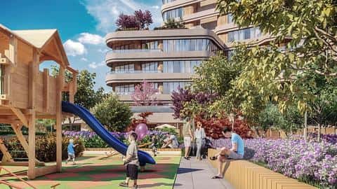 Investir à Istanbul : Appartements avec Salle de Sport, Sécurité et Citoyenneté à Umraniye à Vendre — 6/20
