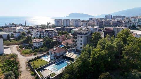Achetez des appartements de 1 et 3 chambres à Alanya Kestel, près de la plage et avec piscine — 3/36