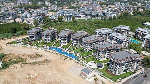 Appartements à Alanya Oba avec accès à la piscine et 1, 2, 4 chambres à vendre — 4/35