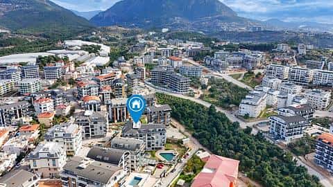 Appartement 1+1 meublé à vendre à Oba, Alanya — 3/25