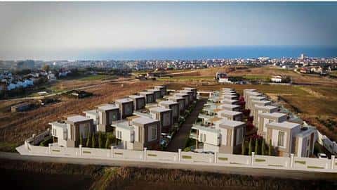Villa avec vue sur la ville à vendre avec citoyenneté à Buyukcekmece, Istanbul — 5/30