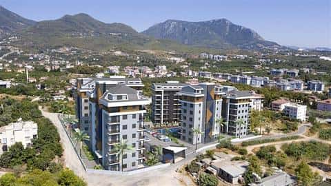Appartement avec Vue sur la Ville et la Nature à Vendre : 1-4 Chambres à Alanya — 6/28