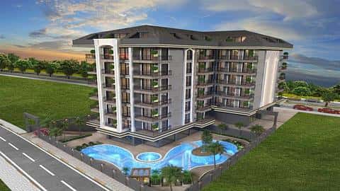Appartement 1 chambre à vendre dans le centre d'Alanya avec citoyenneté — 2/10