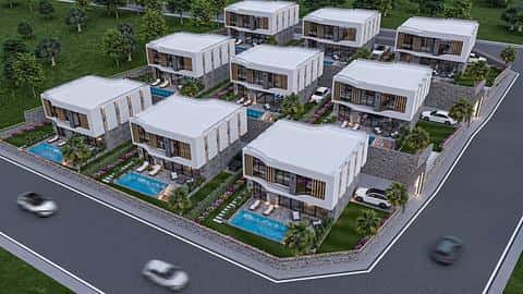 Villas de quatre chambres à vendre à Erdemli, Mersin — 4/25