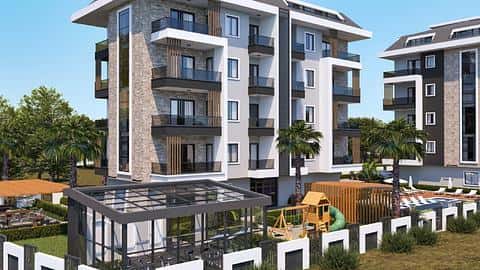 Appartements de 1 à 3 chambres à vendre à Kestel Alanya, près de la plage et de la piscine — 2/11
