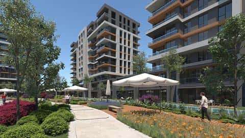 Achetez un appartement de 2, 3 ou 4 chambres avec piscine à Basaksehir, centre-ville d'Istanbul — 7/20