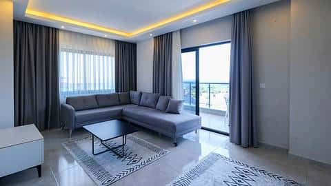 Appartement 1 Chambre en Front de Mer à Alanya Kargicak à Vendre avec licence Airbnb — 6/13