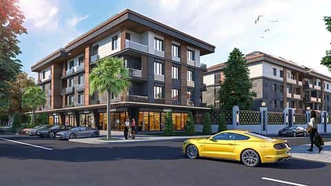 Appartements à vendre à Beylikdüzü, Istanbul, avec 2 à 7 chambres, vue sur la mer et permis de séjour — 7/26