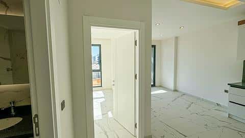 Appartement 1+1 prêt à emménager à vendre à Alanya Avsallar — 9/17