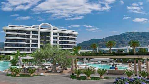 Acheter un appartement à Kestel, Alanya : Vue sur mer et piscine - 1, 2, 4 chambres avec accès à la citoyenneté — 4/33