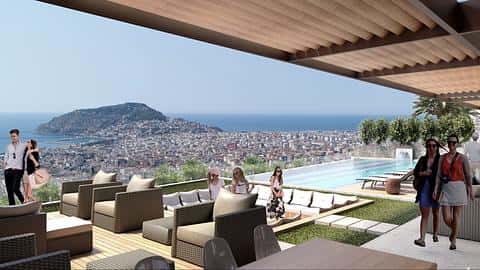 Appartements modernes avec piscine : 2 et 3 chambres à vendre à Hasbahce Alanya — 6/28