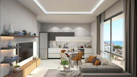 Appartement 1 chambre approuvé pour la citoyenneté à vendre à Alanya Kleopatra — 10/30