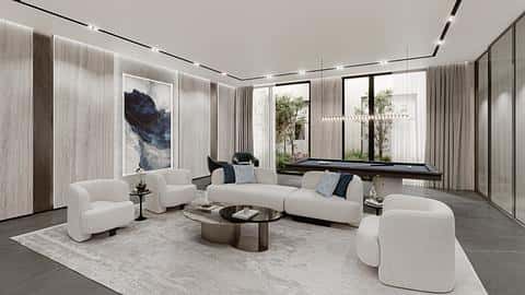 Luxus 5-Makuuhuoneen Villa DAMAC Hillsissa, Dubai myytävänä — 8/19