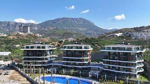 Byt na predaj v Kargicaku Alanya s výhľadom na more a možnosťami občianstva — 2/29