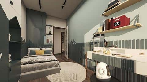 Appartement de 3 chambres éligible à la citoyenneté à vendre à Kucukcekmece, Istanbul — 10/15
