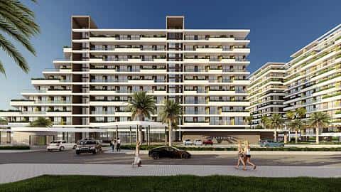 Complex de Long Beach-district in Famagusta, Noord-Cyprus. — 4/31