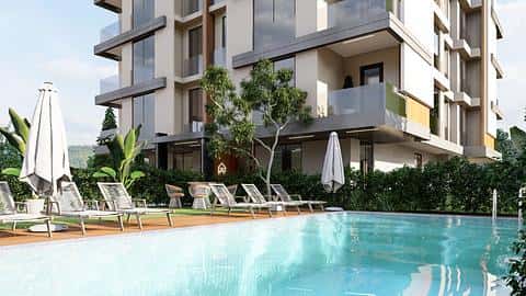 Appartements à vendre à Konyaalti offrant une vie côtière — 7/10