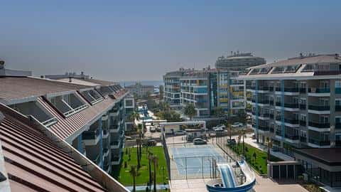 Appartement Penthouse 2+1 Vue Mer à Vendre à Kestel — 10/52